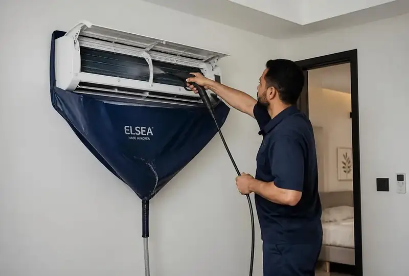 تنظيف المكيف السبليت باحترافية في الرياض - شركة السعادة للتكييف والتبريد بالرياض