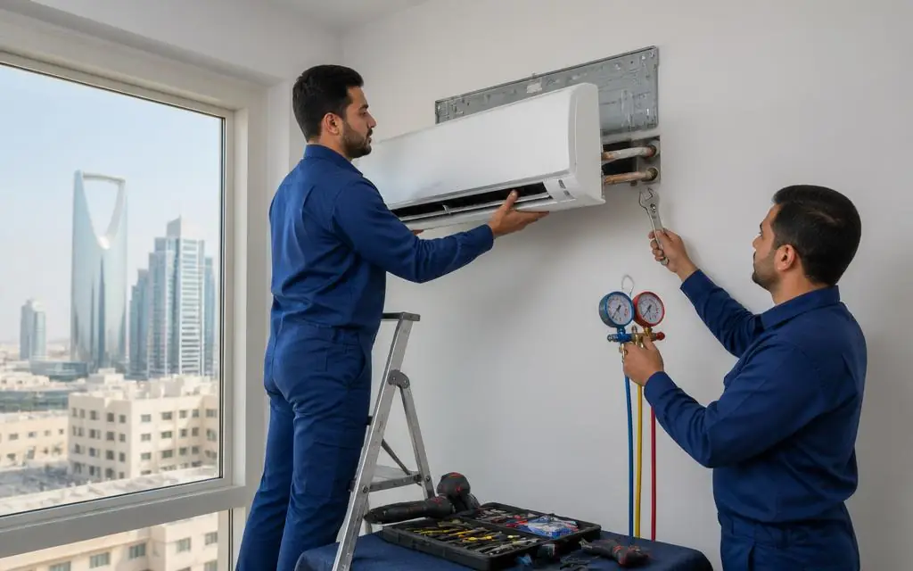 خطوات فك وتركيب المكيفات بالرياض والأخطاء الشائعة - دليل التكييف بالرياض